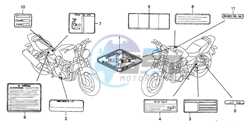 CAUTION LABEL (CB1300/A/F /F1)