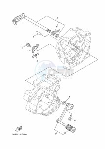 YBR125ESD (3D9B) drawing SHIFT SHAFT