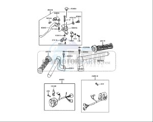 ZZR 250 (EU) drawing HANDLEBAR