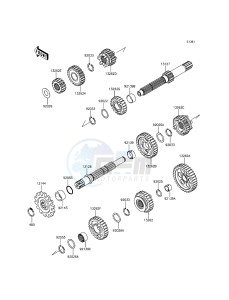 KLX150L KLX150EEF XX (EU ME A(FRICA) drawing Transmission