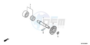 CRF450RB drawing OIL PUMP