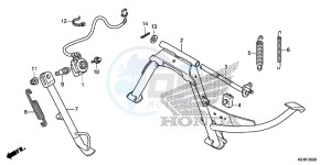 SH125ADSE SH125ADS UK - (E) drawing STAND