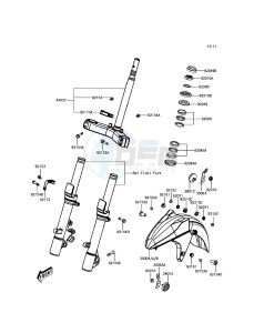 J300 SC300CHF XX (EU ME A(FRICA) drawing Front Fender(s)