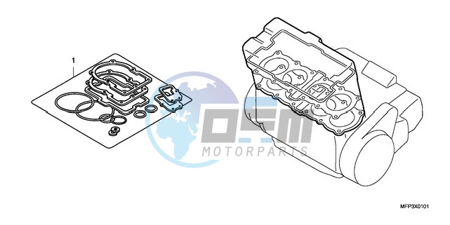 GASKET KIT A (CB13009/S9/A9/SA9)