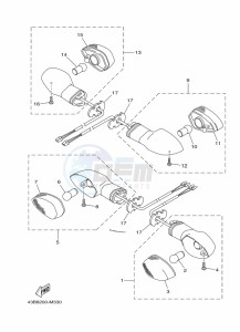 YBR125EGS (43BK) drawing FLASHER LIGHT