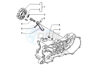 Zip 50 SP drawing Rear brake lever