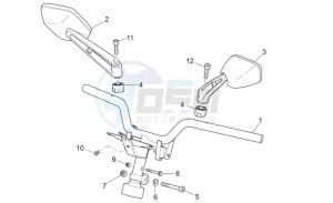 SR R and R Factory 50 IE-Carb drawing Handlebar