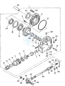 XV VIRAGO 535 drawing DRIVE SHAFT