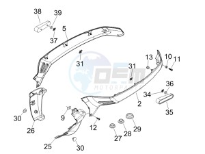 LXV 150 4T USA drawing Side cover - Spoiler