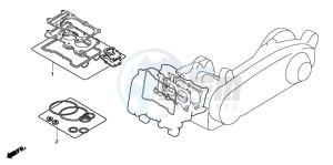 FJS600D 400 SILVER WING drawing GASKET KIT A