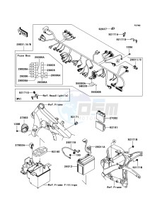 VN900_CUSTOM VN900C8F GB XX (EU ME A(FRICA) drawing Chassis Electrical Equipment