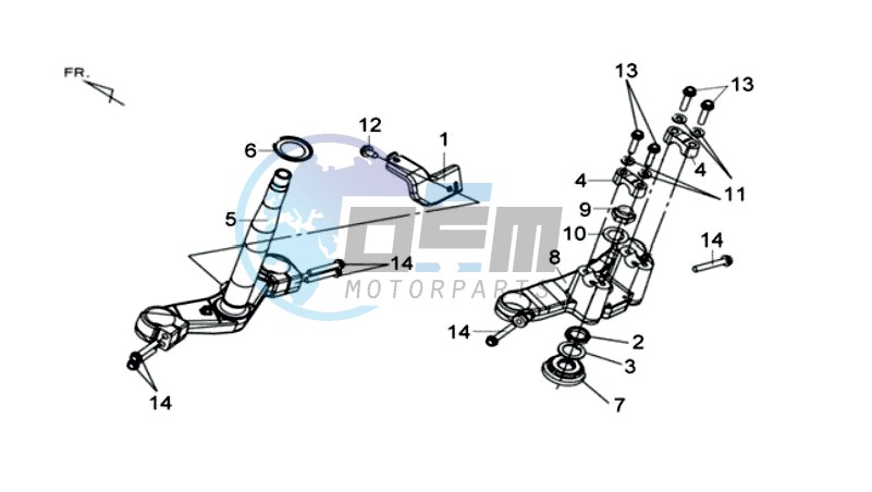 FRONT FORK /  STEERING BEARING