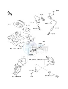 KVF 650 H [BRUTE FORCE 650 4X4I] (H7F-H8F) H7F drawing IGNITION SYSTEM