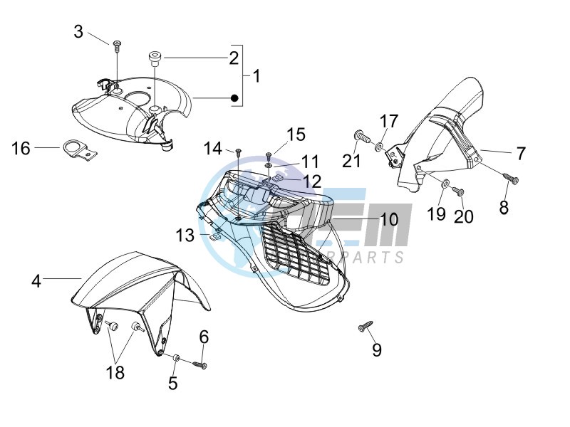 Wheel housing - Mudguard