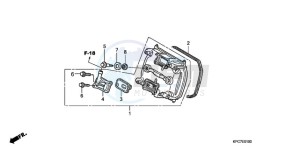 XL125VA E / MKH drawing FRONT CYLINDER HEAD COVER