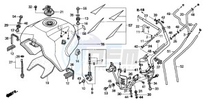 XL1000VA VARADERO drawing FUEL TANK