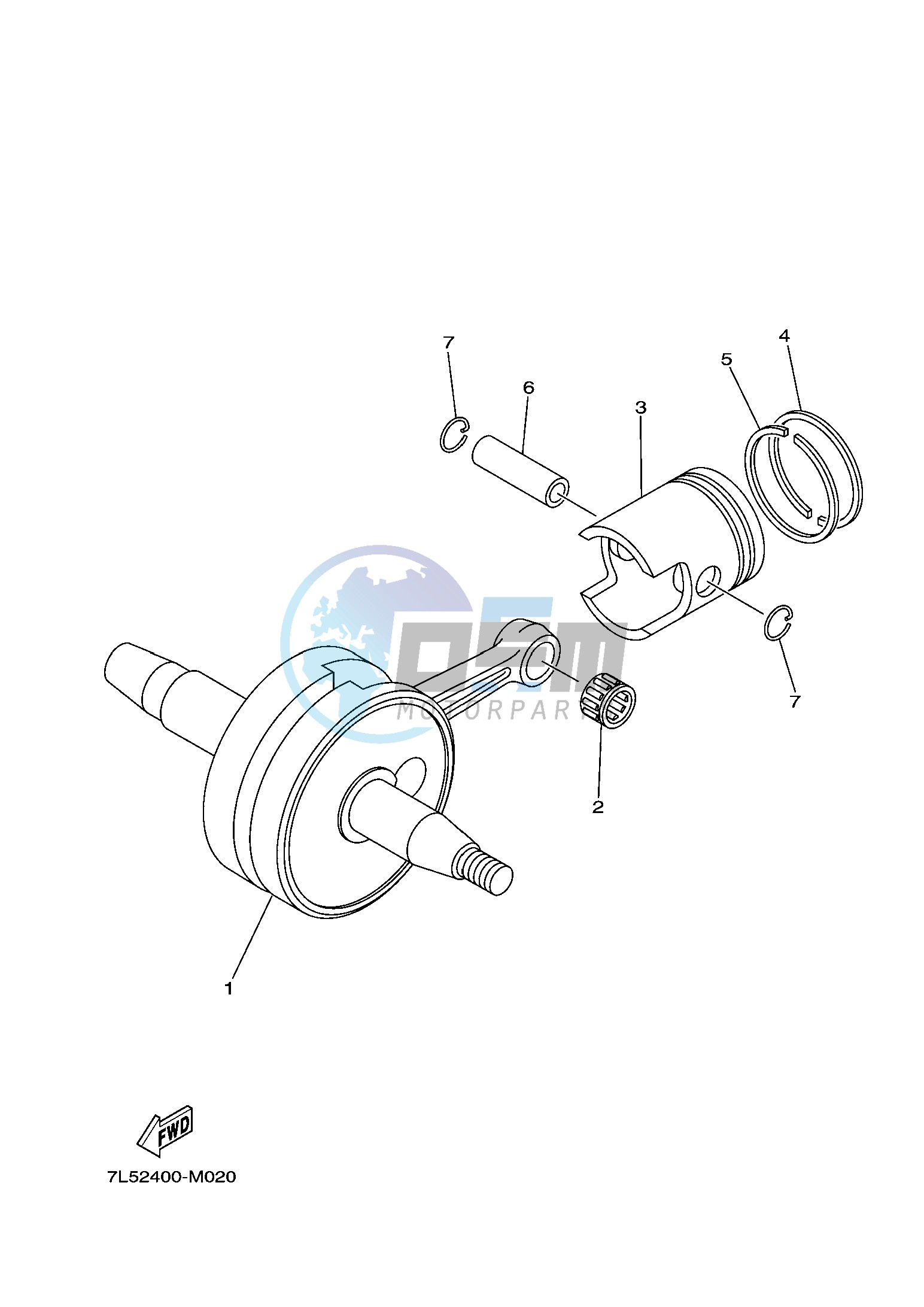 CRANKSHAFT & PISTON