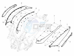 BV 350 ST 4T 4V IE ABS E4 (NAFTA) drawing Side cover - Spoiler