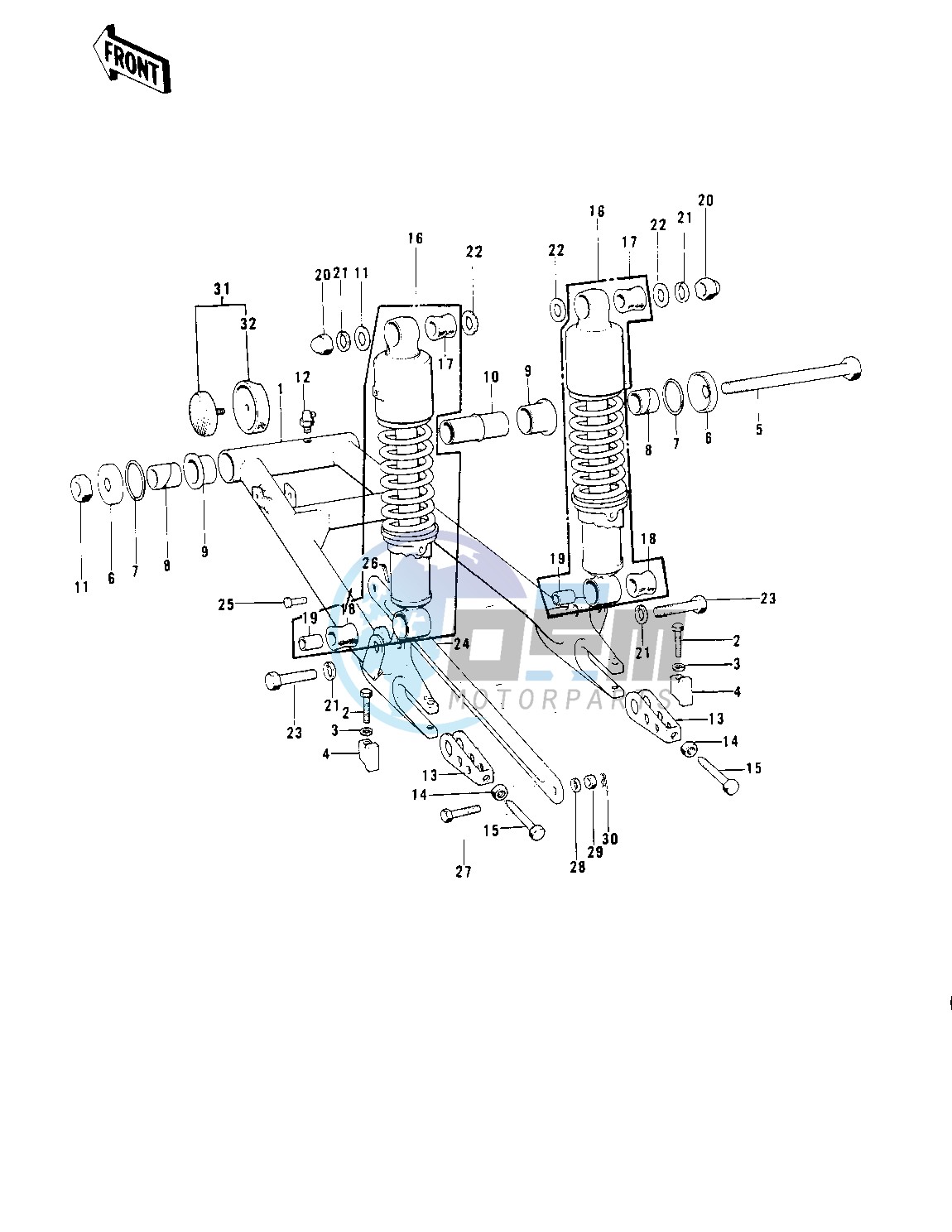 SWING ARM_SHOCK ABSORBERS -- H2-B_C- -