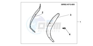 FES125 PANTHEON drawing SIDE VISOR