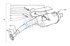 X9 125 SL drawing Silencer