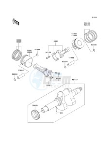 KAF 620 J [MULE 3010 TRANS4X4] (J6J-J8F) J6F drawing CRANKSHAFT_PISTON-- S- -