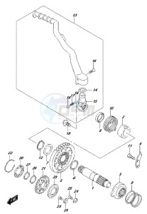 RM-Z250 drawing KICK STARTER