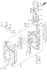 DF 300AP drawing Throttle Body