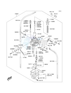 KLX 125 B [KLX125L] (B1-B3) [KLX125L] drawing CARBURETOR