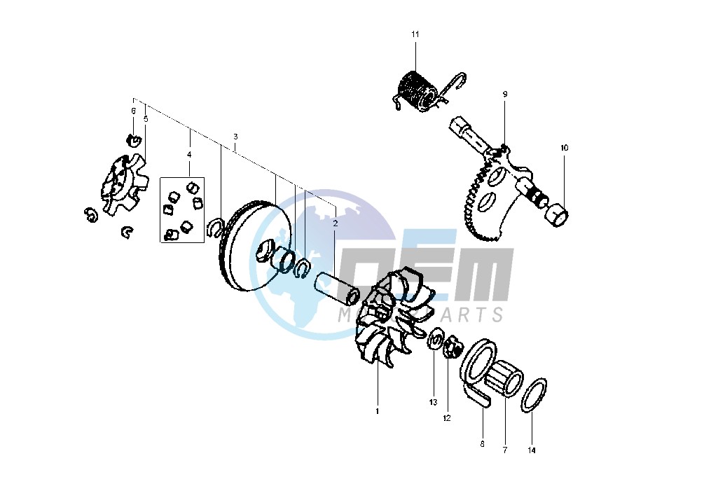 DRIVING PULLEY