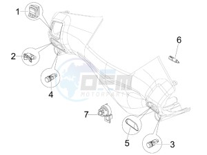 Stalker 50 drawing Selectors - Switches - Buttons