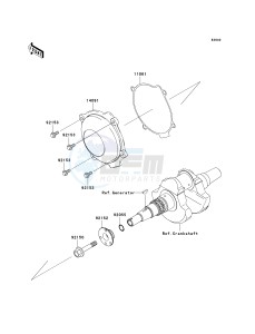 KVF 750 E [BRUTE FORCE 750 4X4I NRA OUTDOORS] (E8F-E9FA) E8F drawing RECOIL STARTER