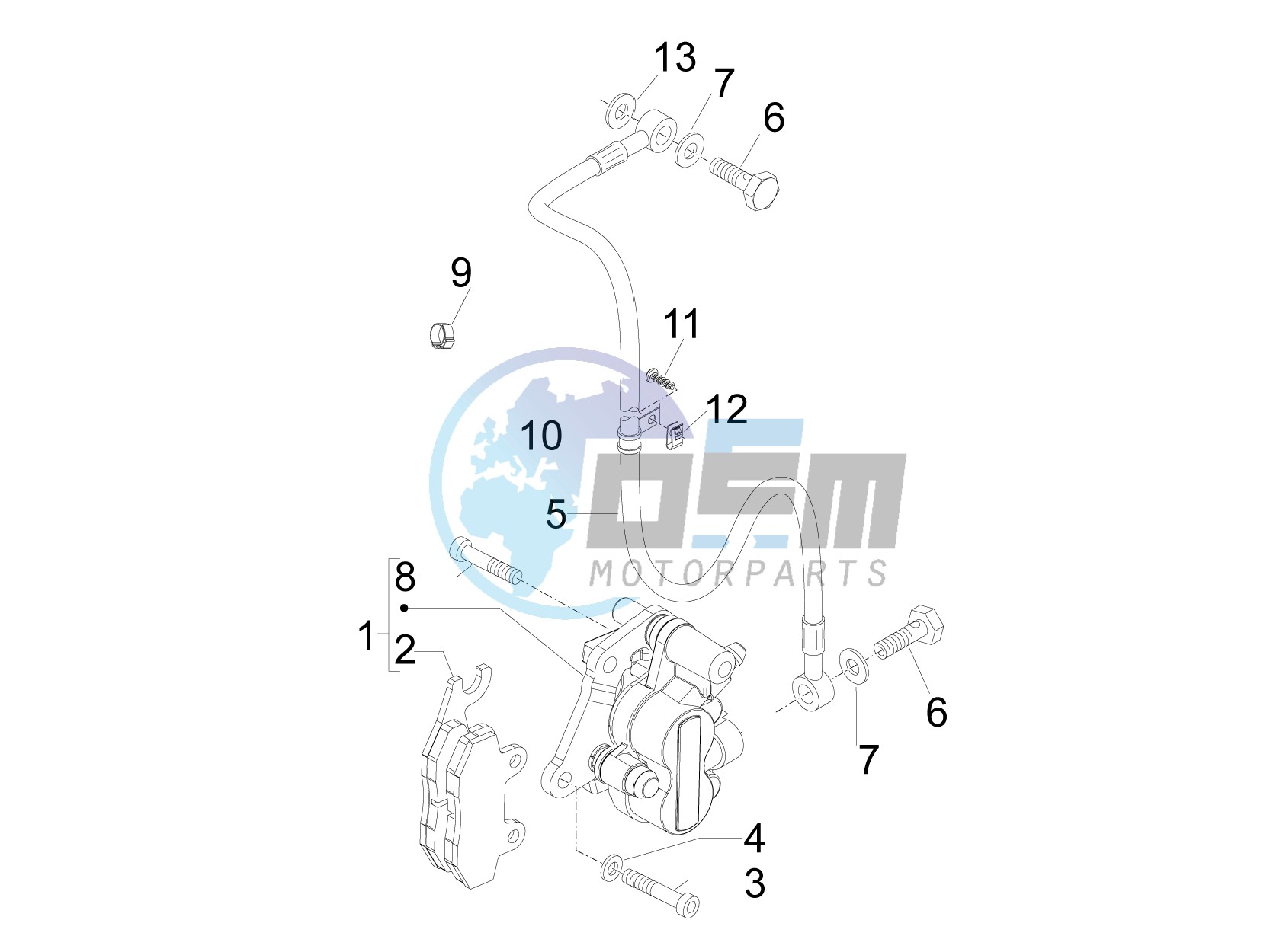 Brakes pipes - Calipers