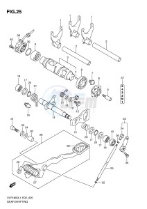 VLR1800 (E2) drawing GEAR SHIFTING