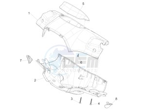 150 Sprint 4T 3V ie (APAC) (AU, CD, EX, JP, RI, TH, TN) drawing Handlebars coverages