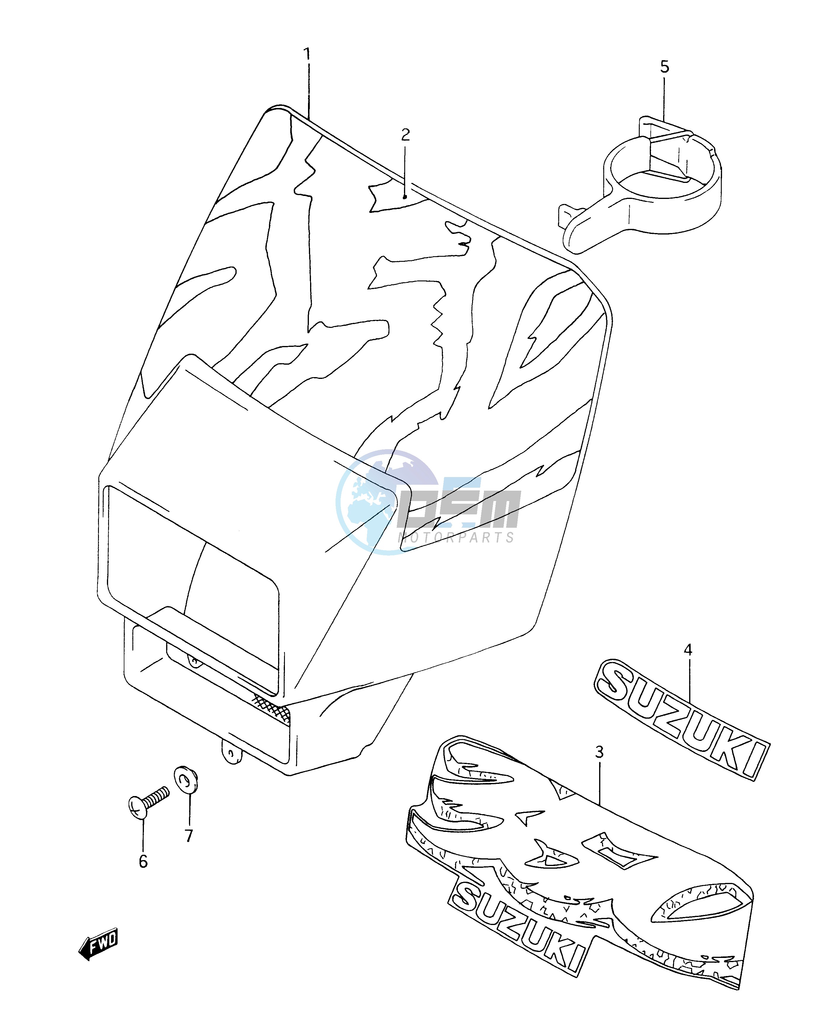 HEADLAMP COVER (MODEL N P R)