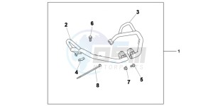 NC700XDD NC700X Dual Cluth ABS 2ED - (2ED) drawing COWL ORNAMENT KIT