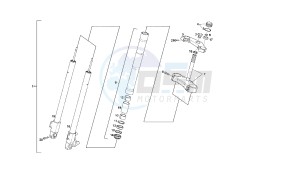 GPR REPLICA PESEK - 50 CC EU2 drawing FRONT FORK MARZOCCHI