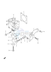 DF 40 drawing Throttle Body