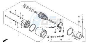 FJS600D 400 SILVER WING drawing STARTING MOTOR