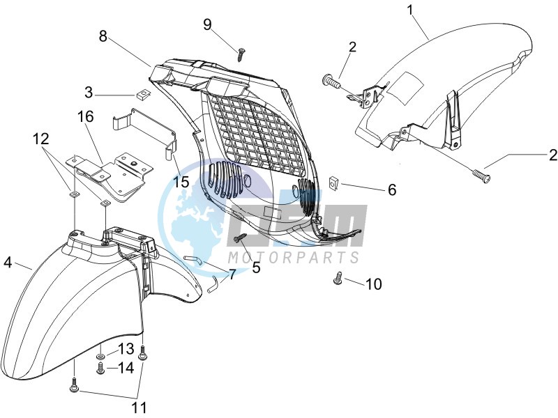 Wheel housing - Mudguard