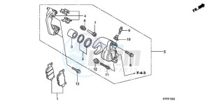 SH1509 Europe Direct - (ED / 2ED) drawing REAR BRAKE CALIPER (SH1259/1509)