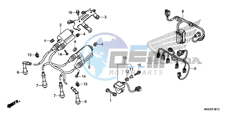 SUB HARNESS/IGNITION COIL