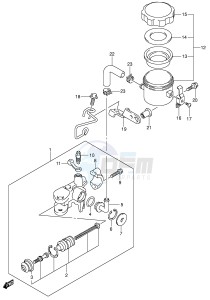 GSX-R750 (E2) drawing FRONT MASTER CYLINDER