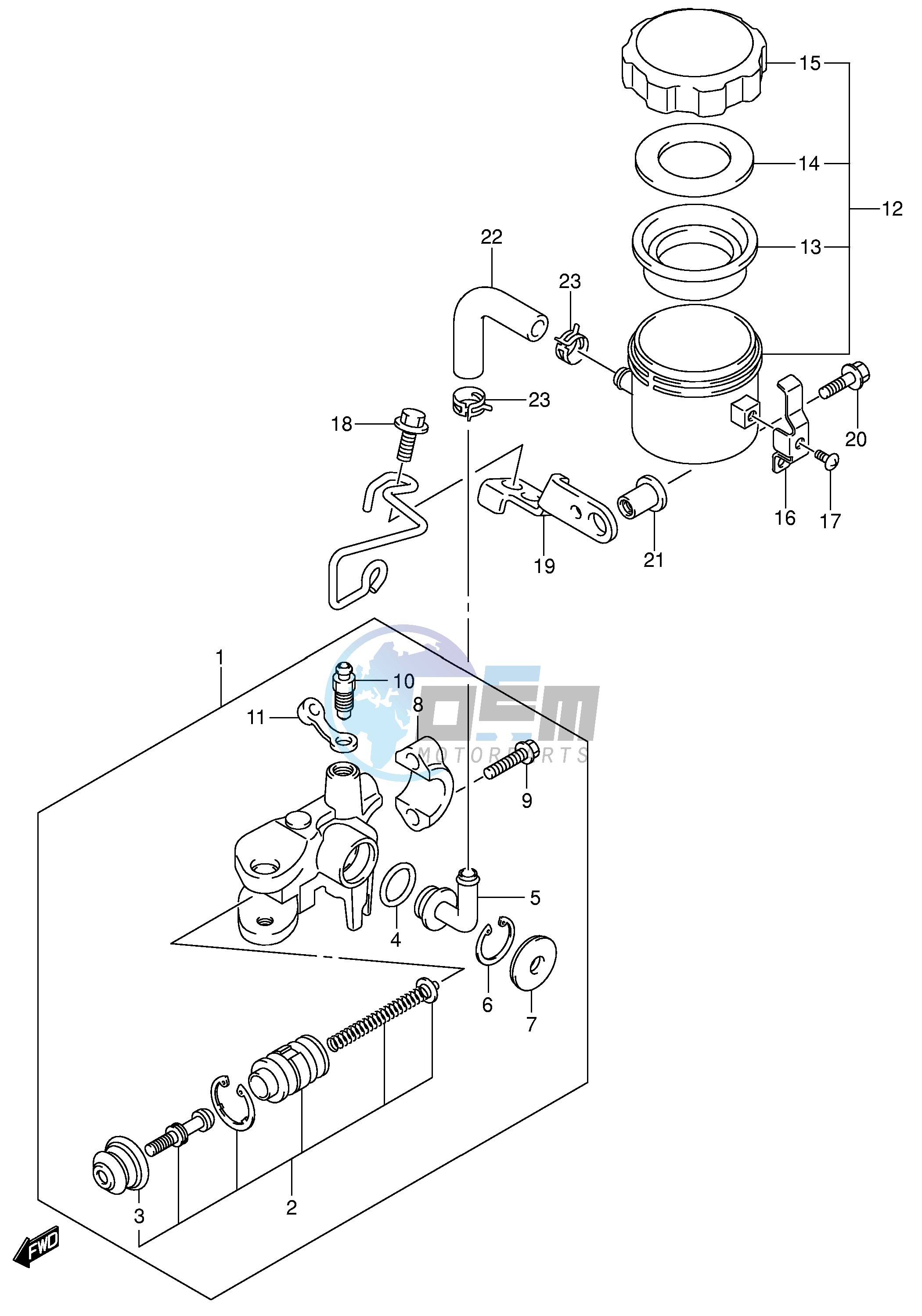 FRONT MASTER CYLINDER