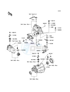 MULE_610_4X4 KAF400ACF EU drawing Gear Change Mechanism