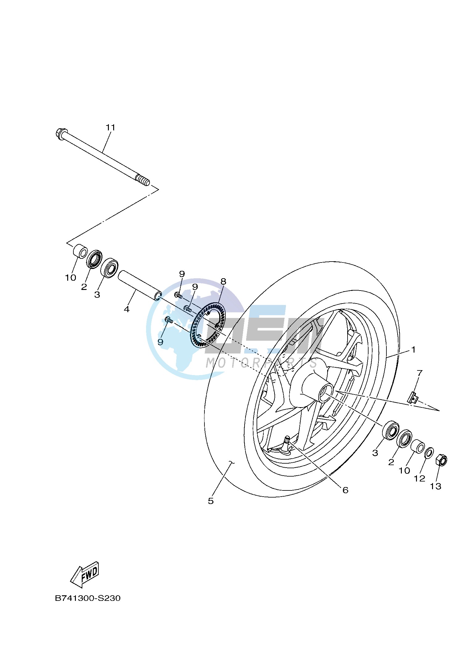 FRONT WHEEL