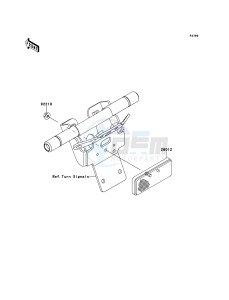 VN1700_CLASSIC_ABS VN1700FDF GB XX (EU ME A(FRICA) drawing Reflectors