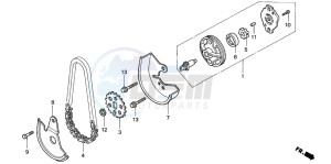 SH150 125 drawing OIL PUMP