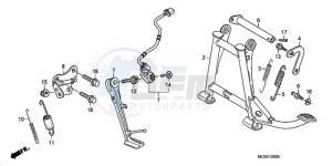 ST1300A9 Korea - (KO / ABS MME) drawing STAND